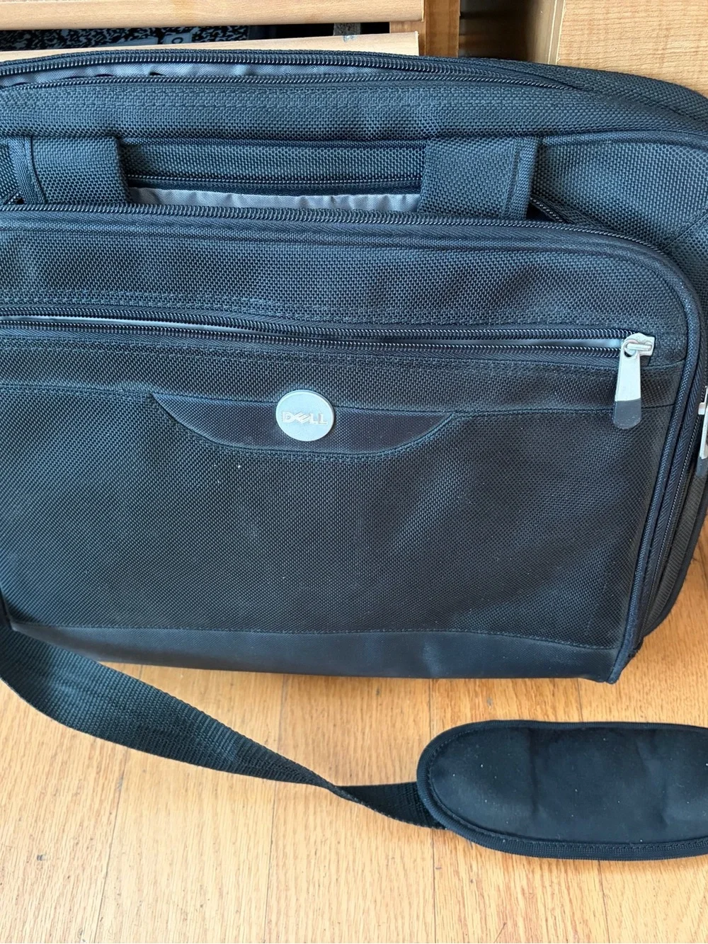 Dell Black Laptop Briefcase with Shoulder Strap